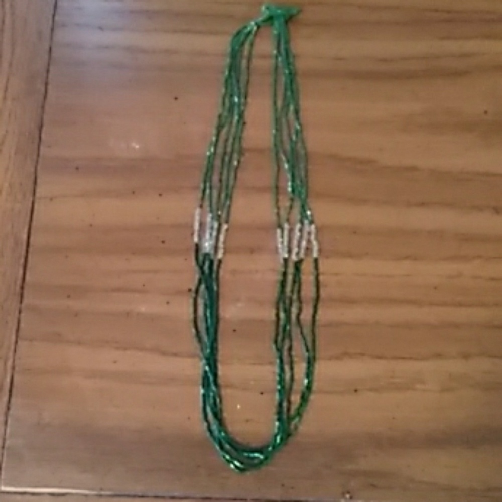 NEPAL green handmade necklace  !!